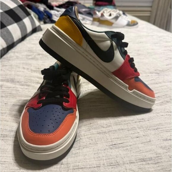 Nike Jordan 1 Elevate Low SE Multicolor Sneakers Size 8 - Picture 2 of 8